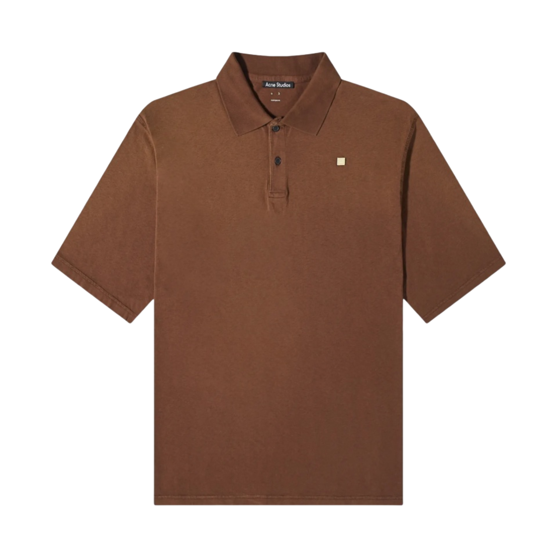 아크네 스튜디오 폴로 셔츠 커피 브라운(Acne Studios Polo Shirt Coffe Brown) - 1