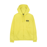 Stussy Stock Seoul Zip Hood Lemon