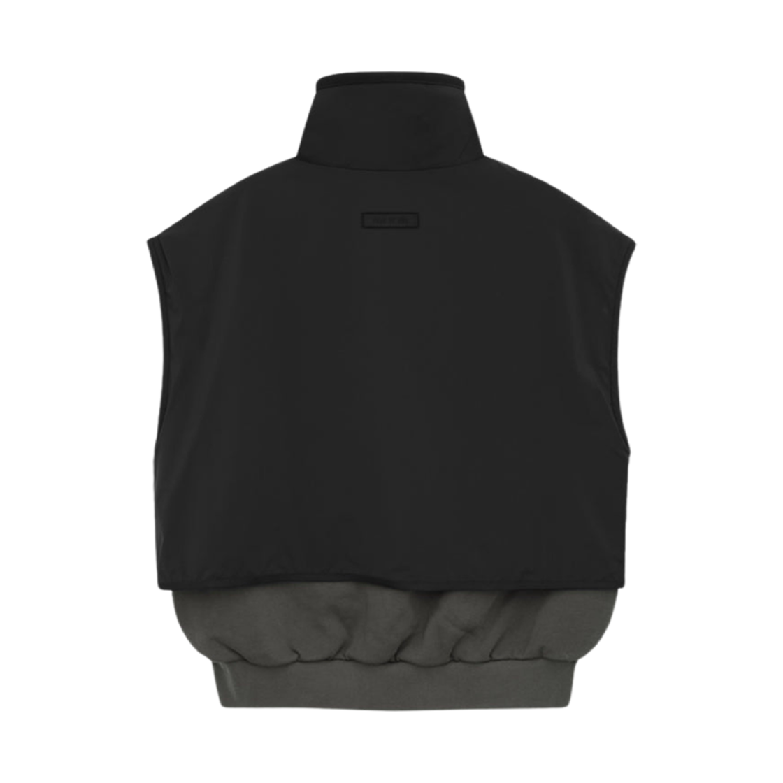 에센셜 나일론 플리스 모크넥 베스트 잉크 제트 블랙 - 24SS(Essentials Nylon Fleece Mockneck Vest Ink Jet Black - 24SS) - 2