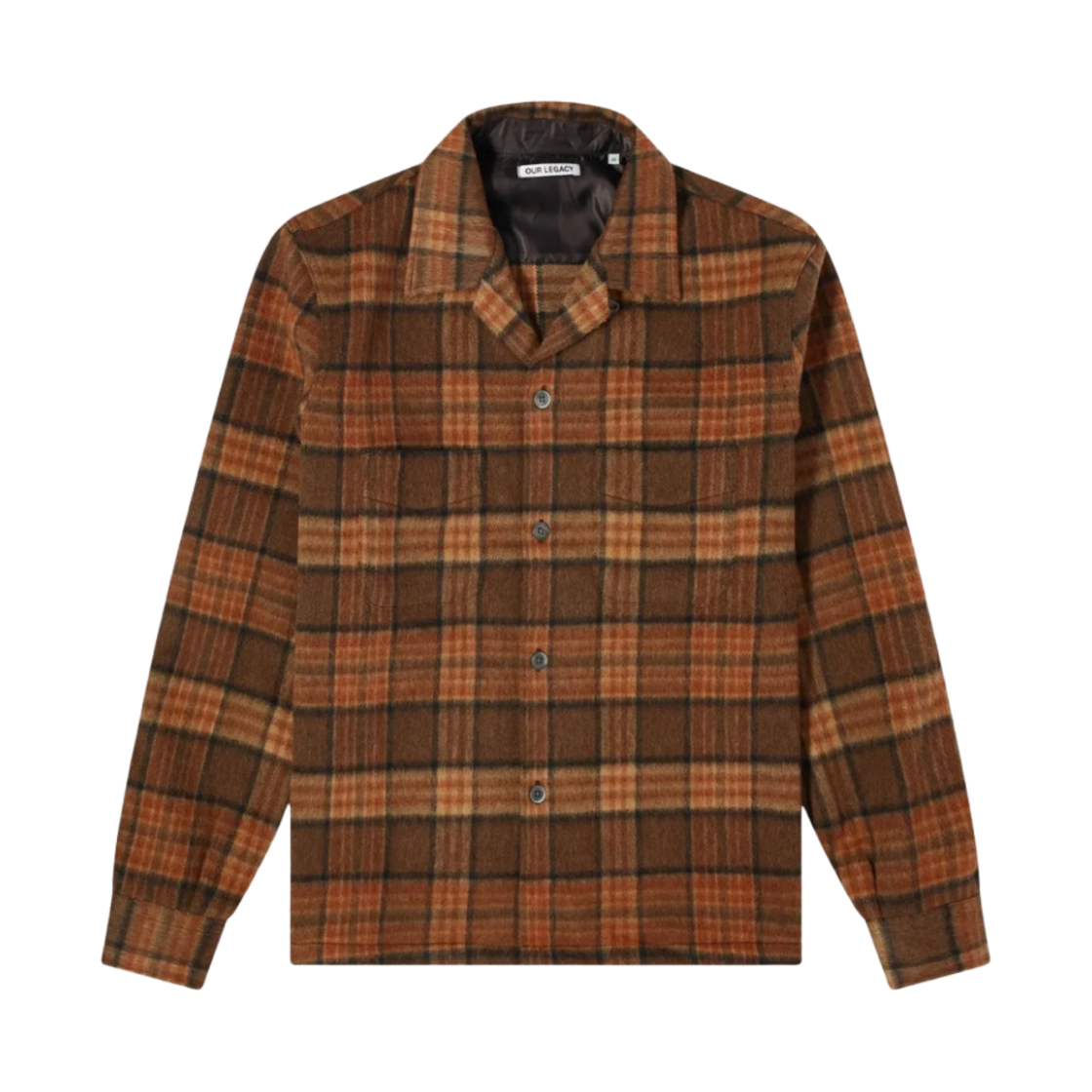 아워레가시 휴센 셔츠 폭스 브라운 체크(Our Legacy Heusen Shirt Fox Brown Check)