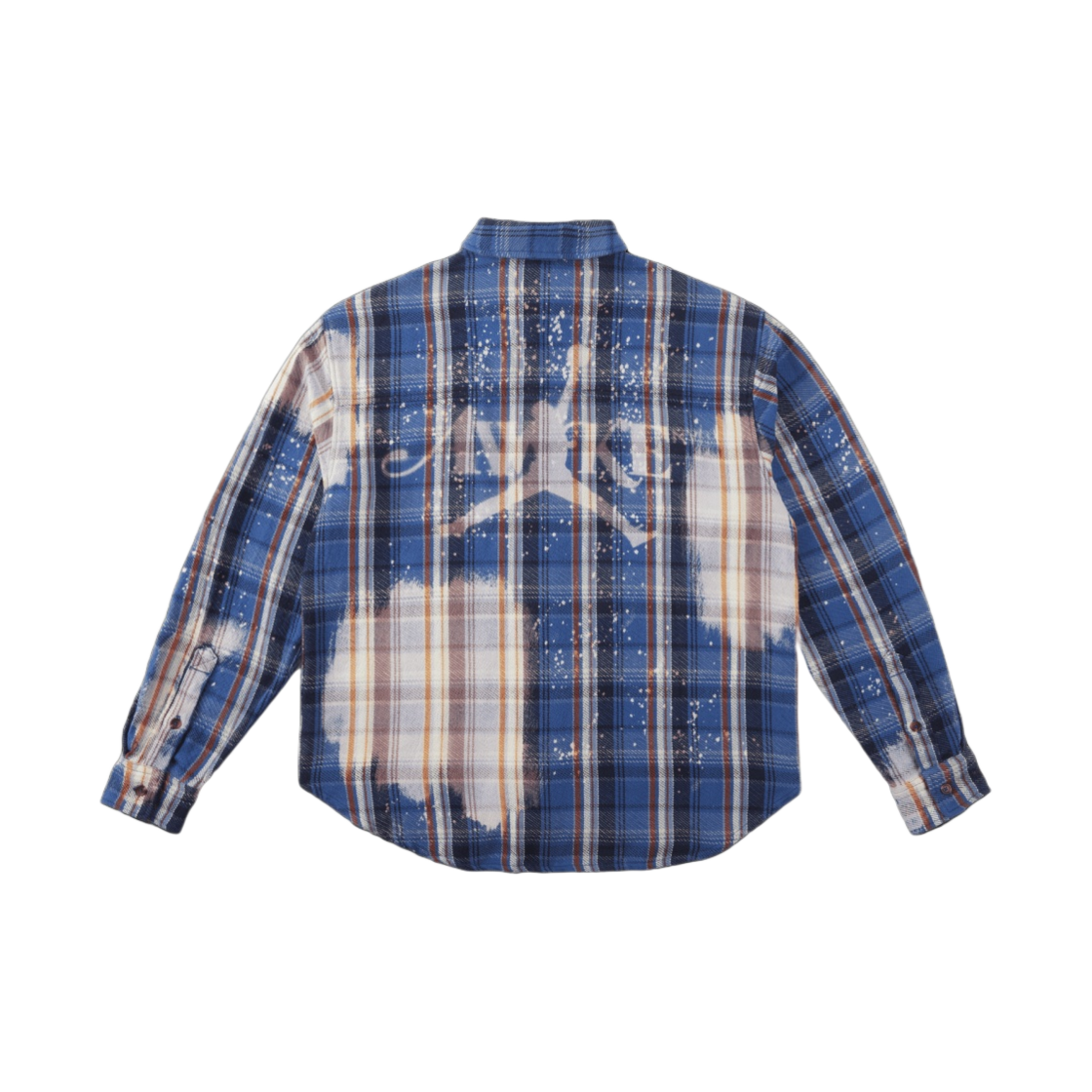 조던 x 어웨이크 NY 플란넬 셔츠 블랙큰드 블루 (FQ5453-498)(Jordan x Awake NY Flannel Shirt Blackened Blue (FQ5453-498))