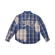 Jordan x Awake NY Flannel Shirt Blackened Blue (FQ5453-498)