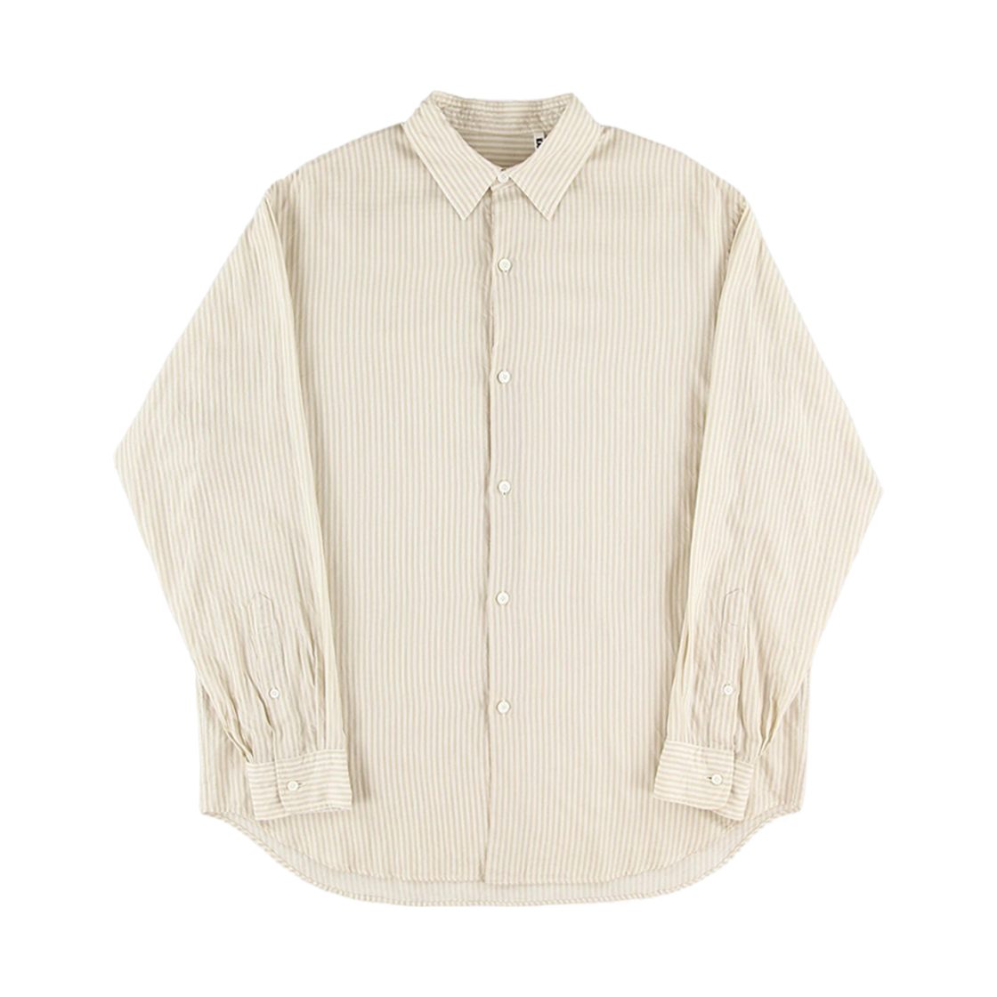 A0KS0000OZU6 Kaptain Sunshine Plain Shirt Beige Stripe