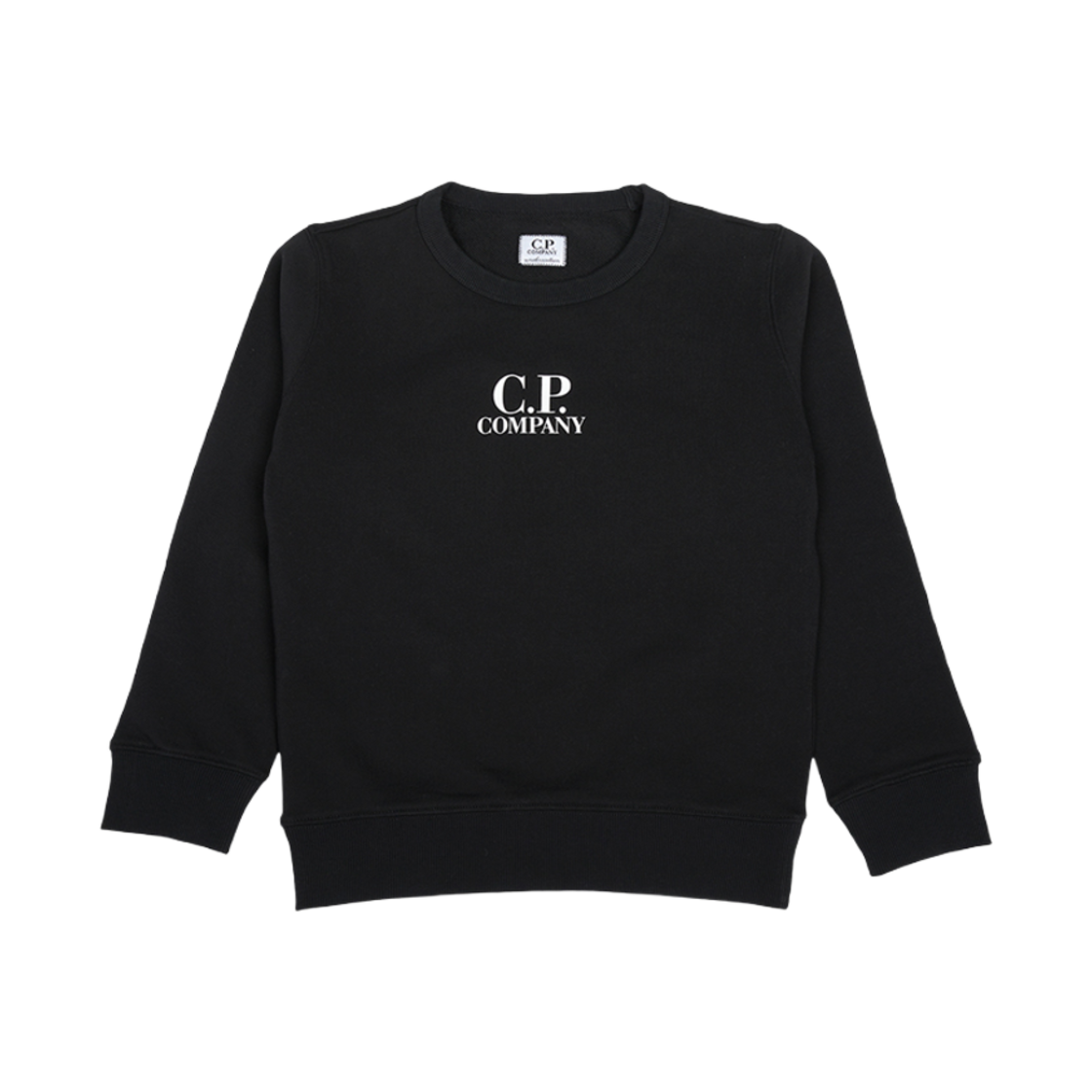 (키즈) C.P. 컴퍼니 스웨트셔츠 블랙 - 24SS((Kids) C.P. Company Sweatshirt Black - 24SS) - 1