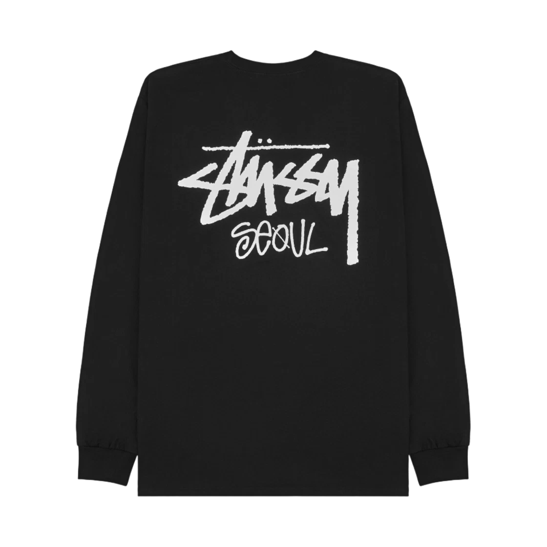 Stussy Stussy Stock Seoul LS T-Shirt Black · M