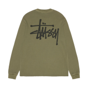 Stussy Basic Stock Thermal LS T-Shirt Olive