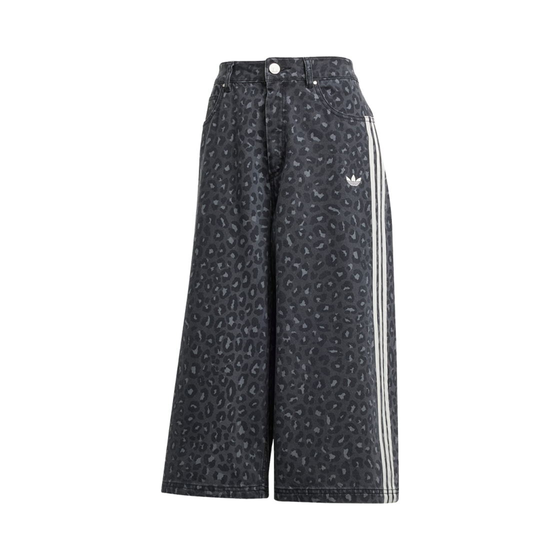 (W) 아디다스 데님 버뮤다 쇼츠 멀티컬러 카본 - US 사이즈((W) Adidas Denim Bermuda Shorts Multicolor Carbon - US Sizing)