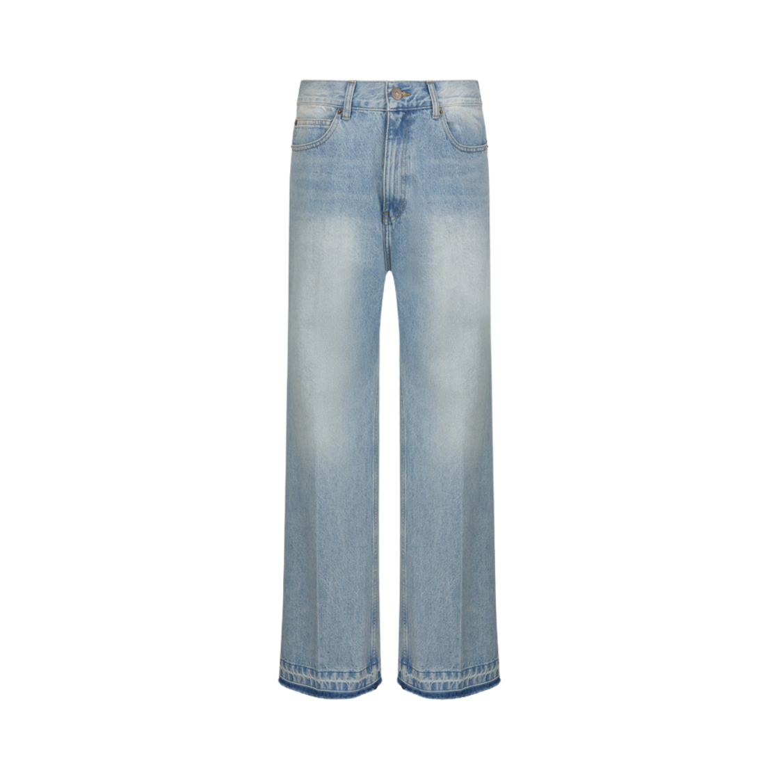 NWA5SDP71LB (W) Noice Washed Flared Jeans Light Blue
