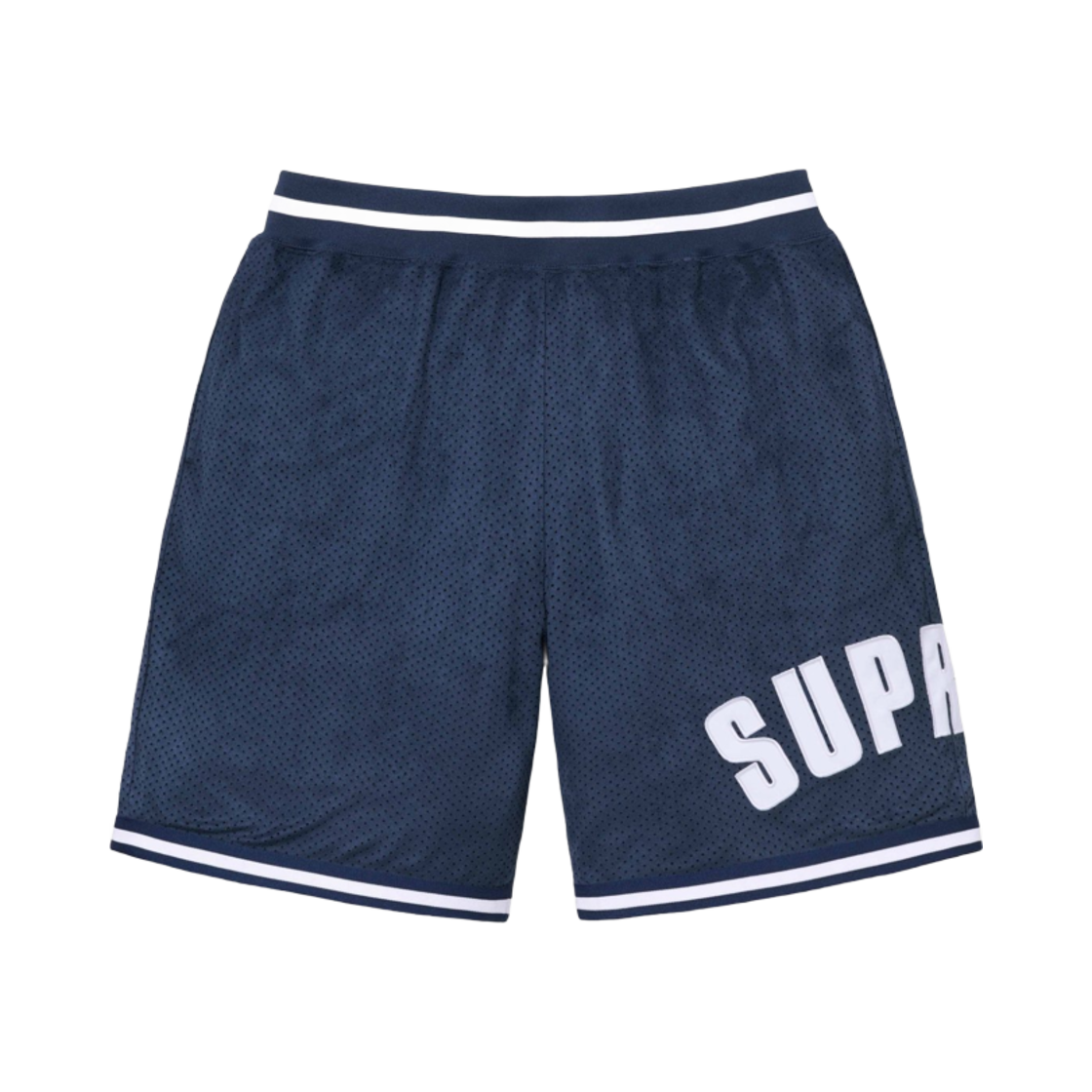 슈프림 울트라스웨이드 메쉬 쇼츠 네이비 - 24SS(Supreme Ultrasuede Mesh Short Navy - 24SS)