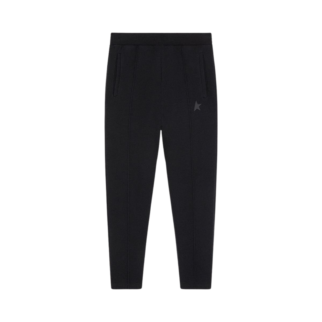 GMP00877-P000525-90100 Golden Goose Joggers with Star On The Front Black
