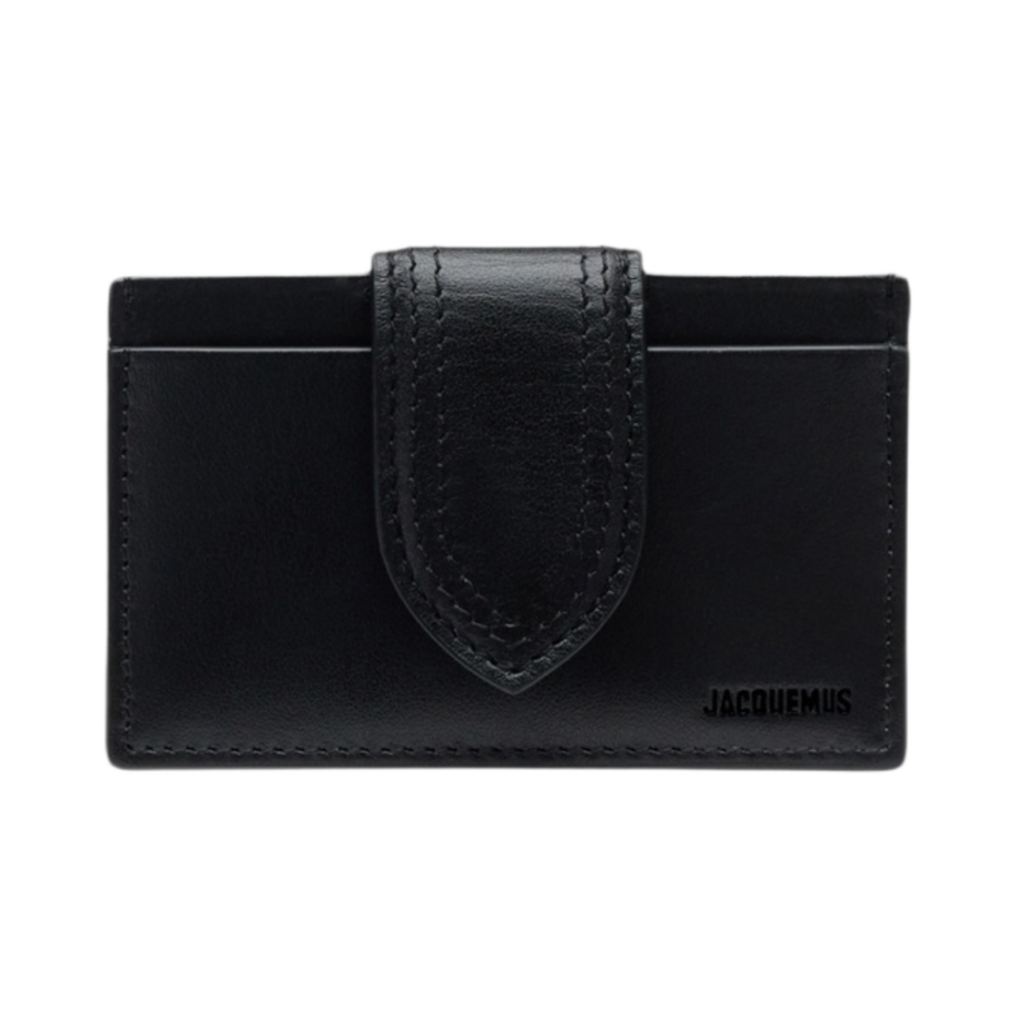 자크뮈스 르 포르테 카르트 밤비노 플랩 코인 퍼스 블랙(Jacquemus Le Porte Carte Bambino Flap Coin Purse Black)