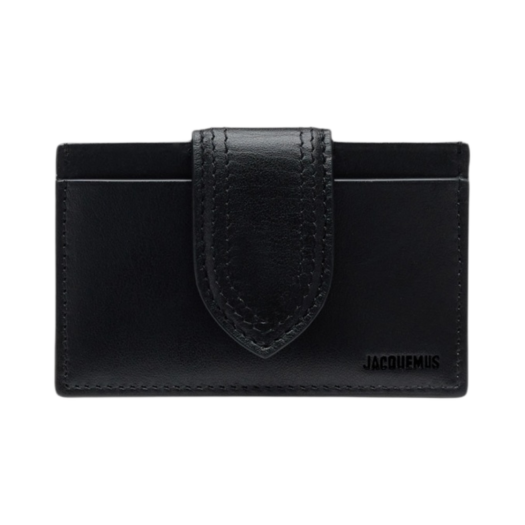 233SL122-3000-990 Jacquemus Le Porte Carte Bambino Flap Coin Purse Black