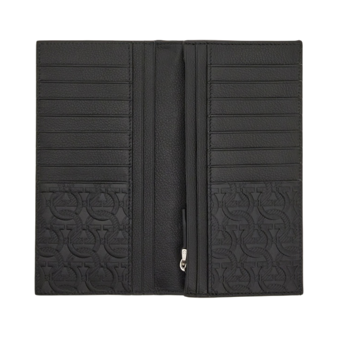 페라가모 간치니 패턴 오거나이저 지갑 블랙(Ferragamo Gancini Pattern Organizer Wallet Black) - 3