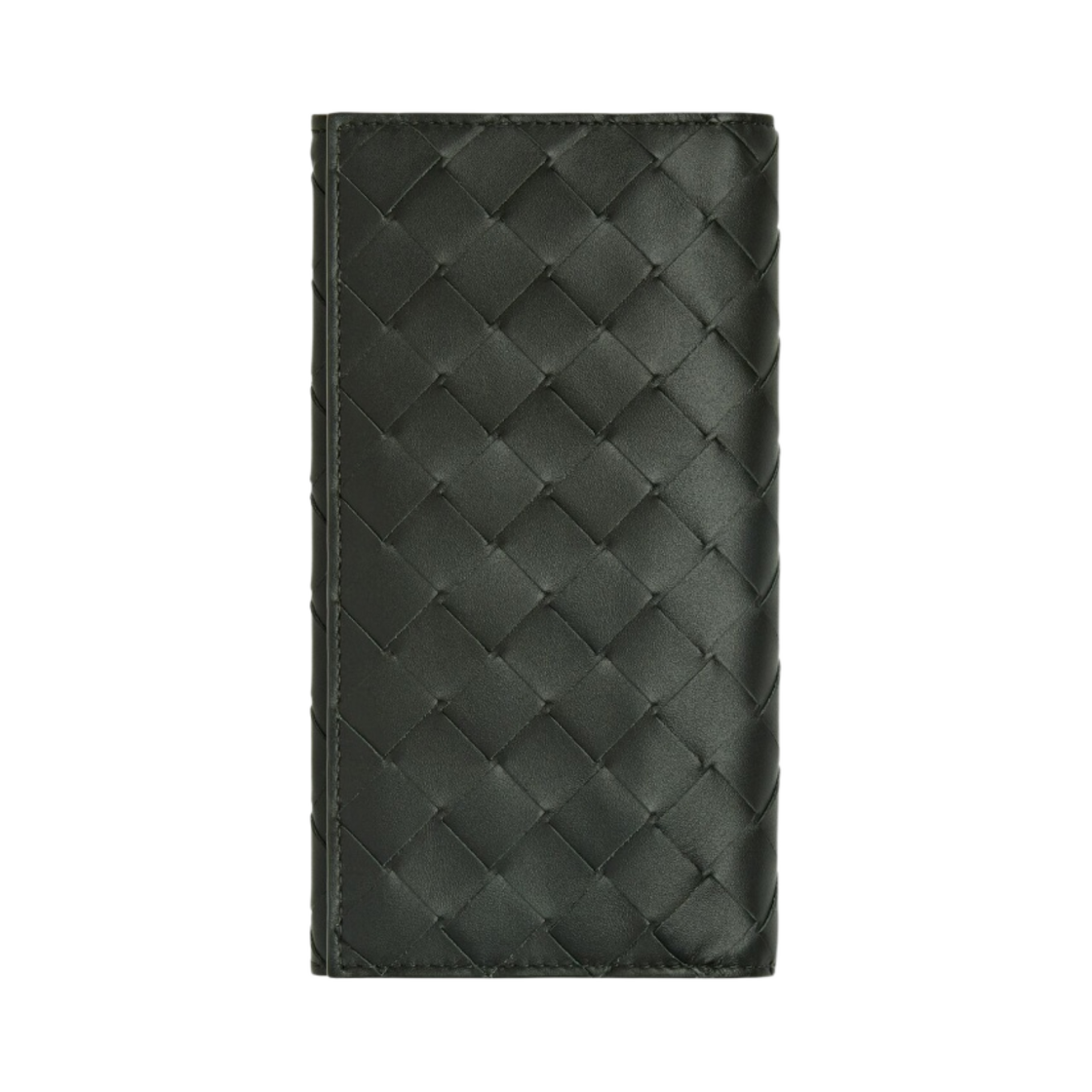 보테가 베네타 인트레치아토 장지갑 다크 그린 트래버틴(Bottega Veneta Intrecciato Long Wallet Dark Green Travertine) - 1