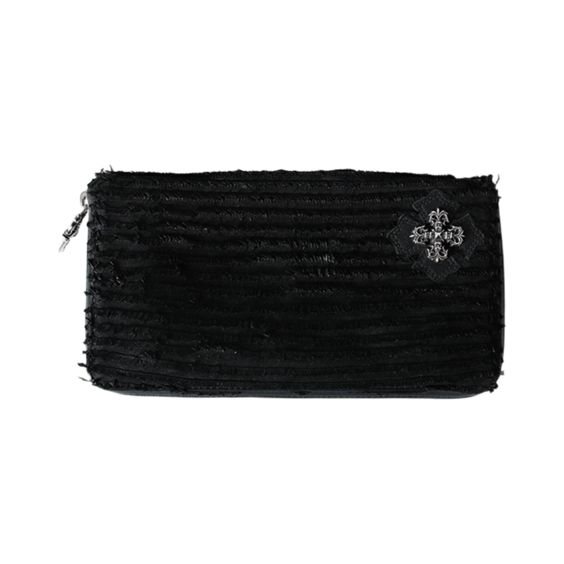 한스룸 크롬하츠 필리그리 플러스 라운드 지퍼 월렛 블랙(Hansroom Chrome Hearts Filigree Plus Round Zipper Wallet Black)