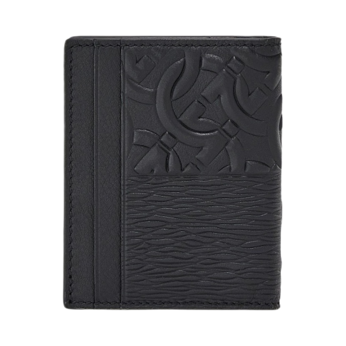 페라가모 엠보스 레더 크레딧 카드 홀더 블랙(Ferragamo Embossed Leather Credit Card Holder Black) - 3