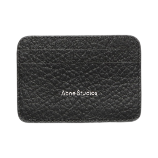 CG0245-900 Acne Studios Leather Card Holder Black