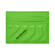 Balenciaga Car Card Holder Bright Green Black