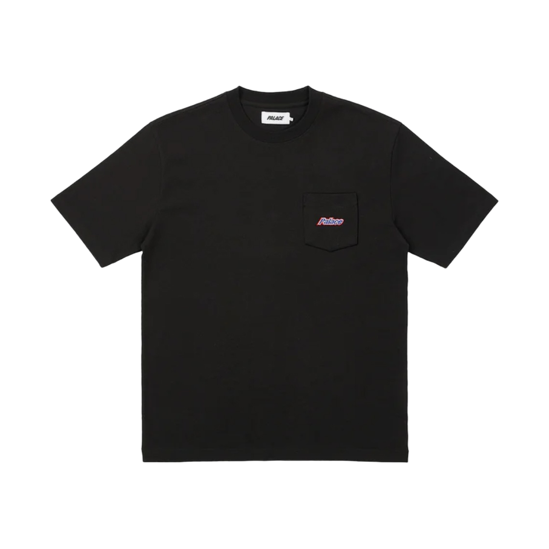 팔라스 자수 포켓 티셔츠 블랙 - 23SS(Palace Embroidered Pocket T-Shirt Black - 23SS) - 1