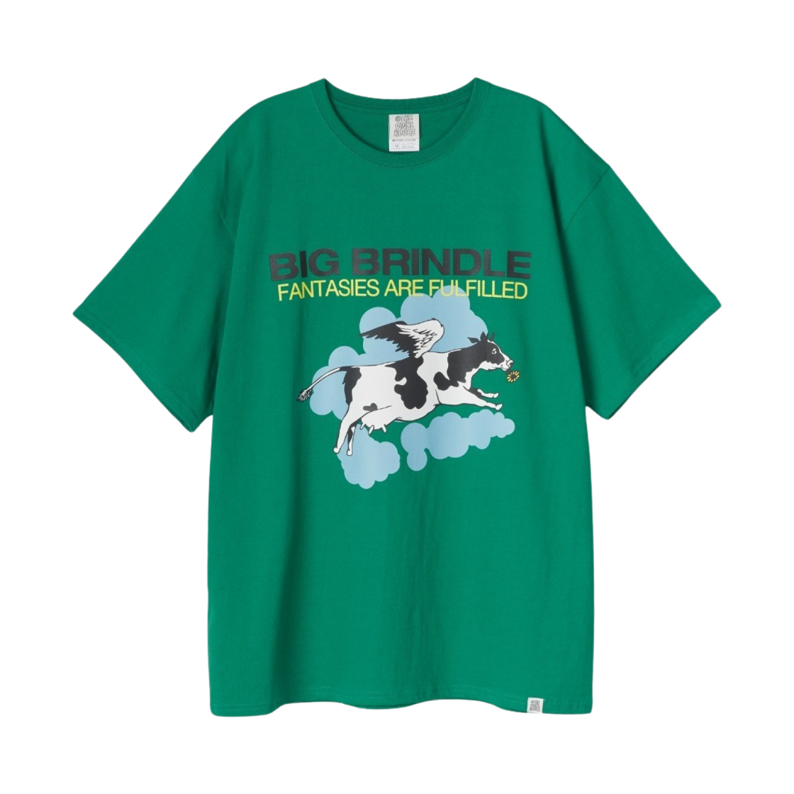 더바이닐하우스 빅 브린들 티셔츠 그린(Thevinylhouse Big Brindle T-Shirt Green) - 1