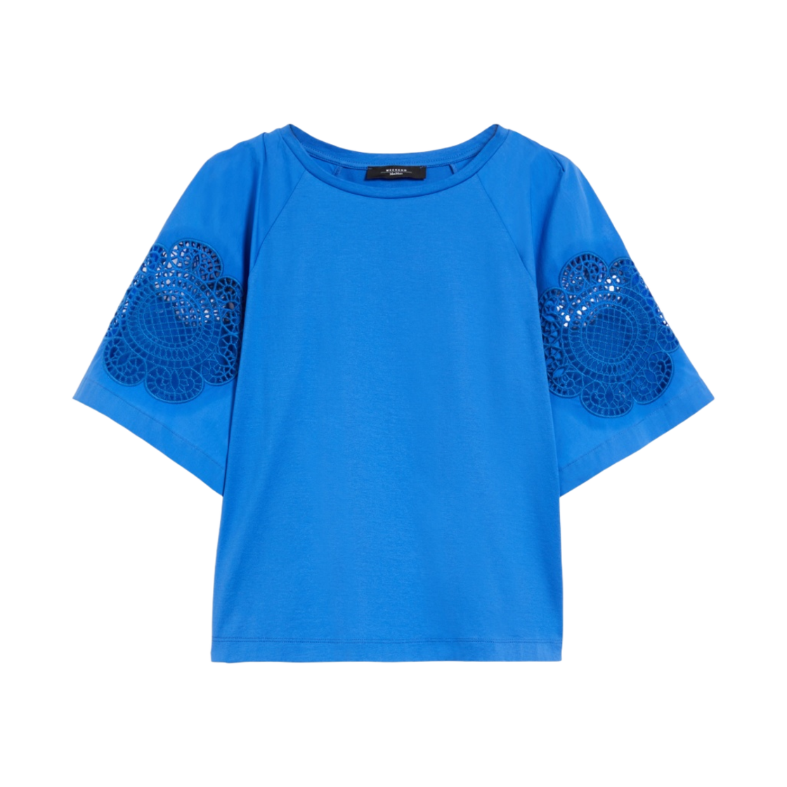 (W) 위켄드 막스마라 아르메니아 코튼 저지 티셔츠 콘플라워 블루((W) Weekend Max Mara Armenia Cotton Jersey T-shirt Cornflower Blue) - 1