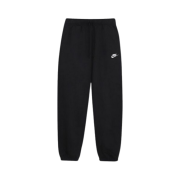 (W) Nike NSW Club Fleece Mid Rise Oversized Sweatpants Black - Asia