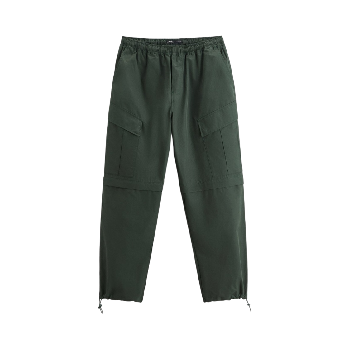 5320/413/500 Zara Technical Trousers Detachable Legs Green