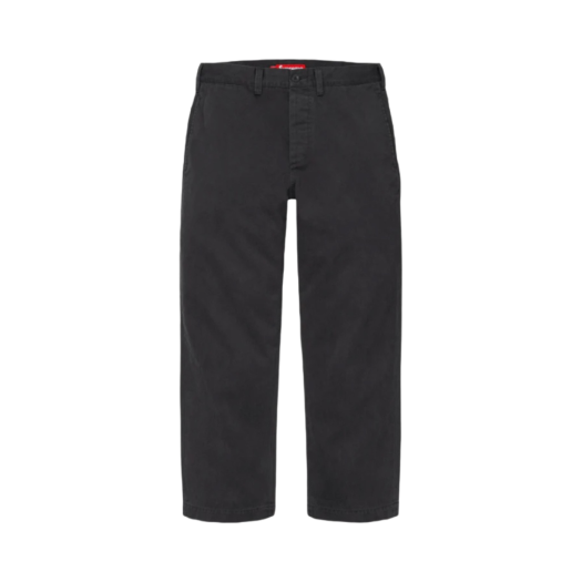 슈프림 치노 팬츠 블랙 - 24SS | Supreme | KREAM