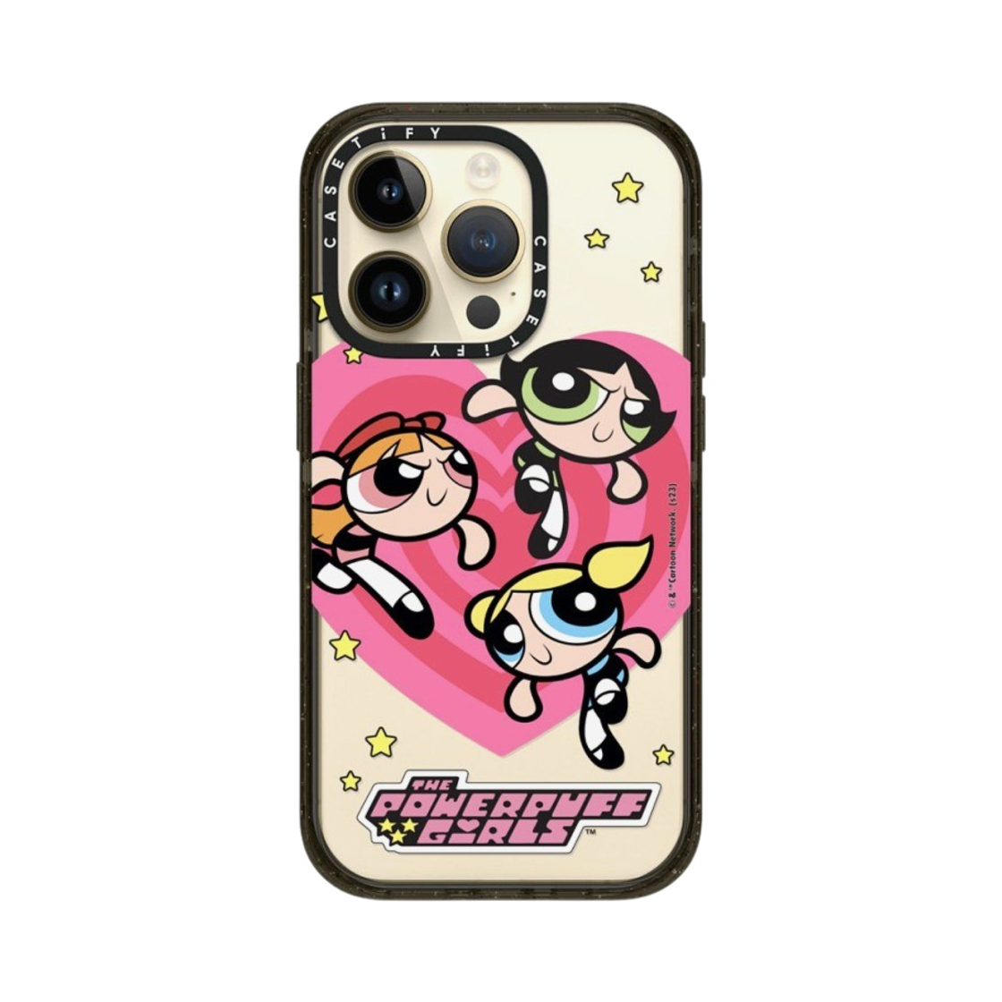 케이스티파이 x 파워퍼프걸 아이폰 하트 임팩트 케이스 클리어 블랙(Casetify x The Powerpuff Girls iPhone Heart Impact Case Clear Black) - 4