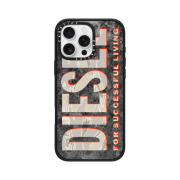 Casetify x Diesel iPhone Khaki Camo Biscotto Magsafe Mirror Case Silver Mirror Black Bumper