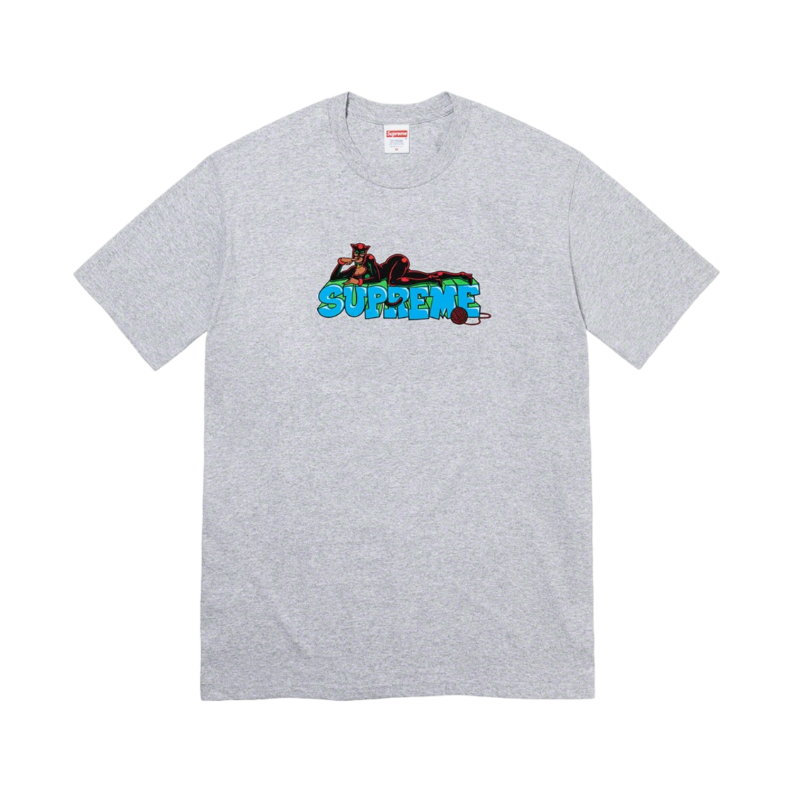 슈프림 캣우먼 티셔츠 헤더 그레이 - 22FW(Supreme Catwoman T-Shirt Heather Grey - 22FW) - 1