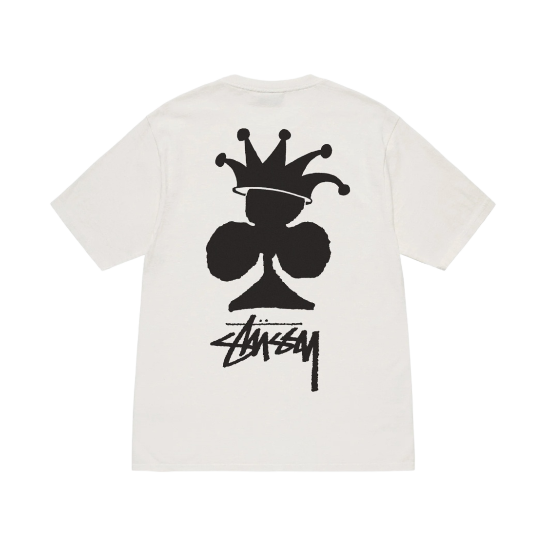 스투시 클럽 크라운 피그먼트 다이드 티셔츠 내츄럴(Stussy Club Crown Pigment Dyed T-Shirt Natural) - 1