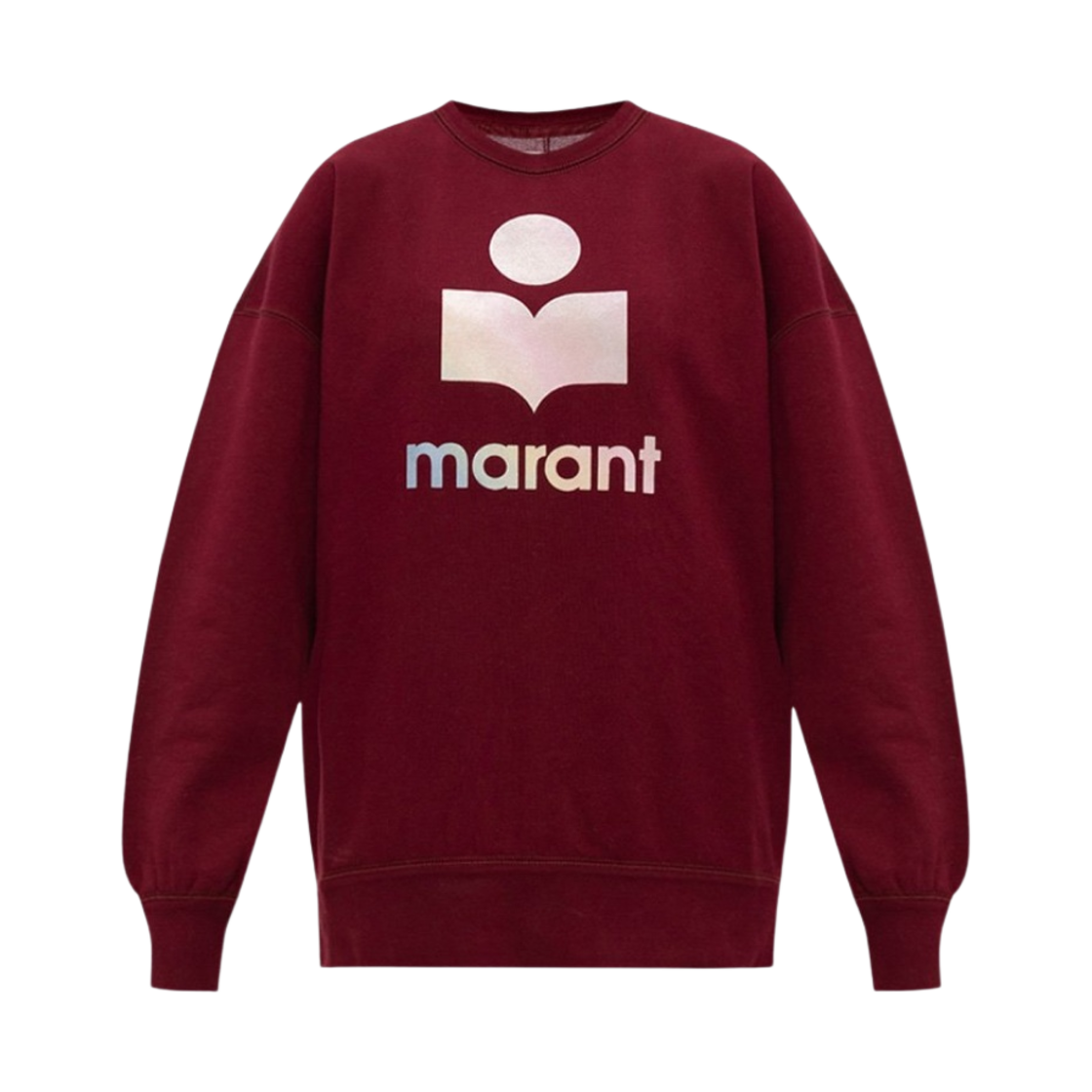 (W) 이자벨 마랑 민디 로고 스웨트셔츠 버건디 - 22FW((W) Isabel Marant Mindy Logo Sweatshirt Burgundy - 22FW) - 1
