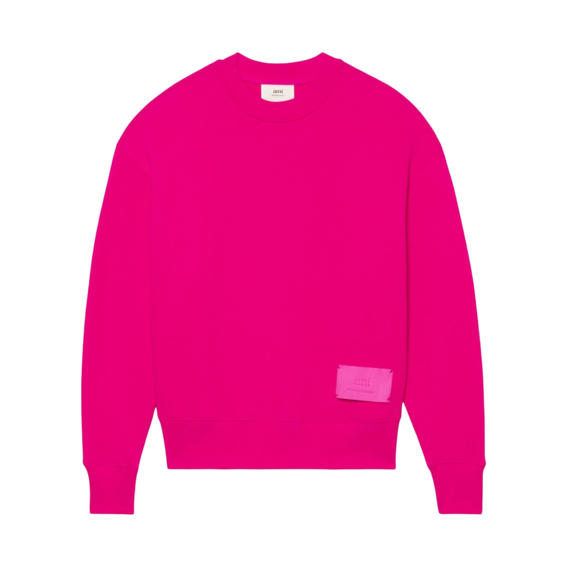 아미 알렉산드레 마티우시 스웨트셔츠 푸시아(AMI Alexandre Mattiussi Sweatshirt Fuchsia) - 1