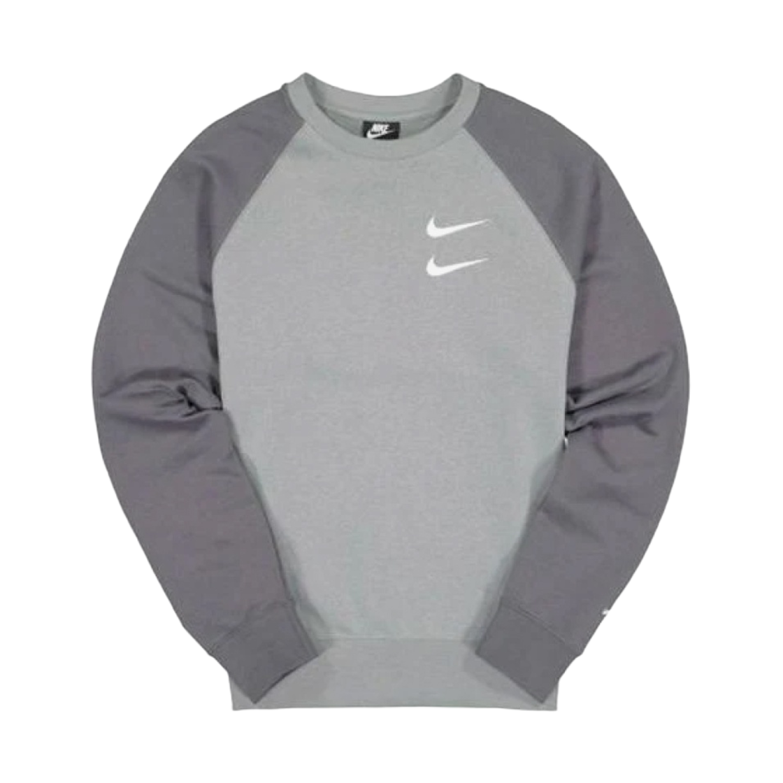 CJ4871-073 Nike NSW Double Swoosh Sweatshirt Particle Grey - US/EU