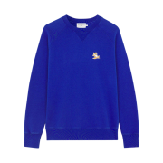 Maison Kitsune Chillax Fox Patch Classic Sweatshirt Deep Blue