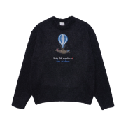 STU Ad Balloon Mohiar Knit Black