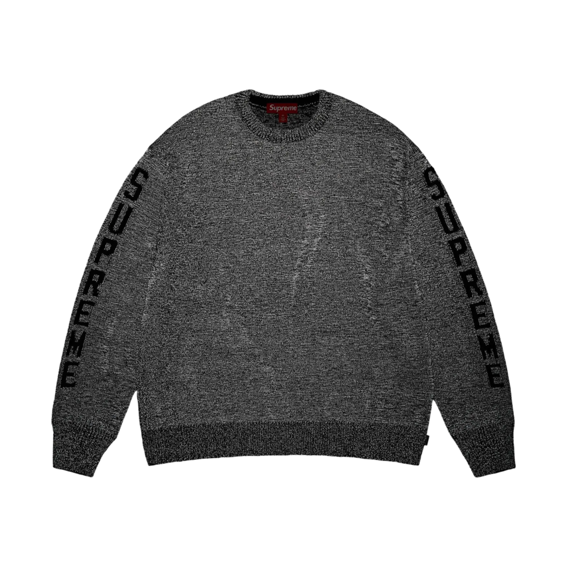 슈프림 리플렉티브 스웨터 블랙 - 24SS(Supreme Reflective Sweater Black - 24SS) - 2