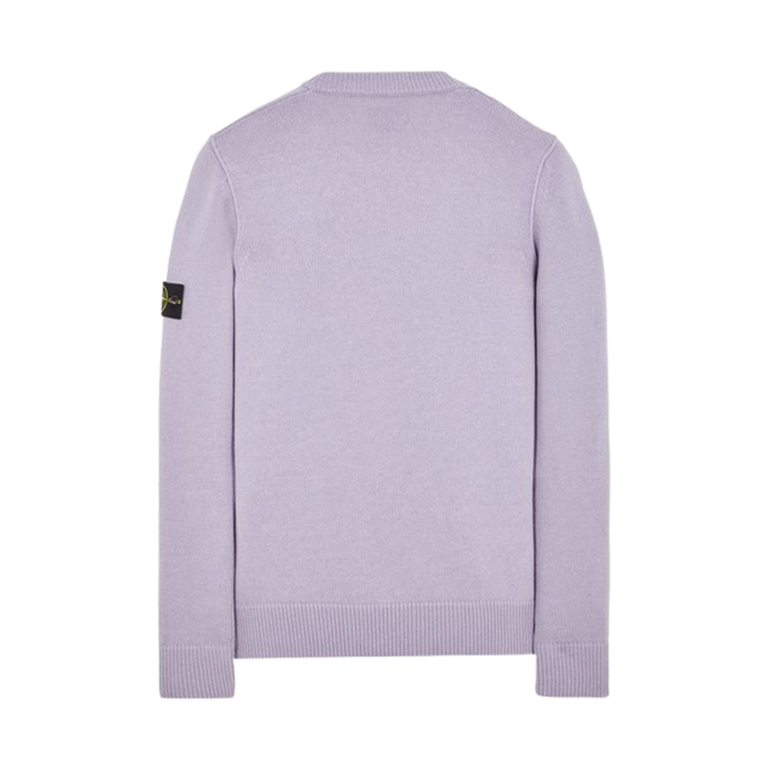 스톤 아일랜드 508A3 램스울 크루넥 니트 라벤더 - 23FW(Stone Island 508A3 Lambswool Crewneck Knit Lavender - 23FW) - 2