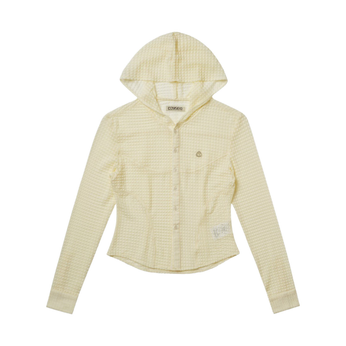 トップス COYSEIO ROUND HOODIE SHIRTS IVORY COYSEIO] ROUND HOODIE SHIRTS IVORY 正規品 韓国ブランド 韓国
