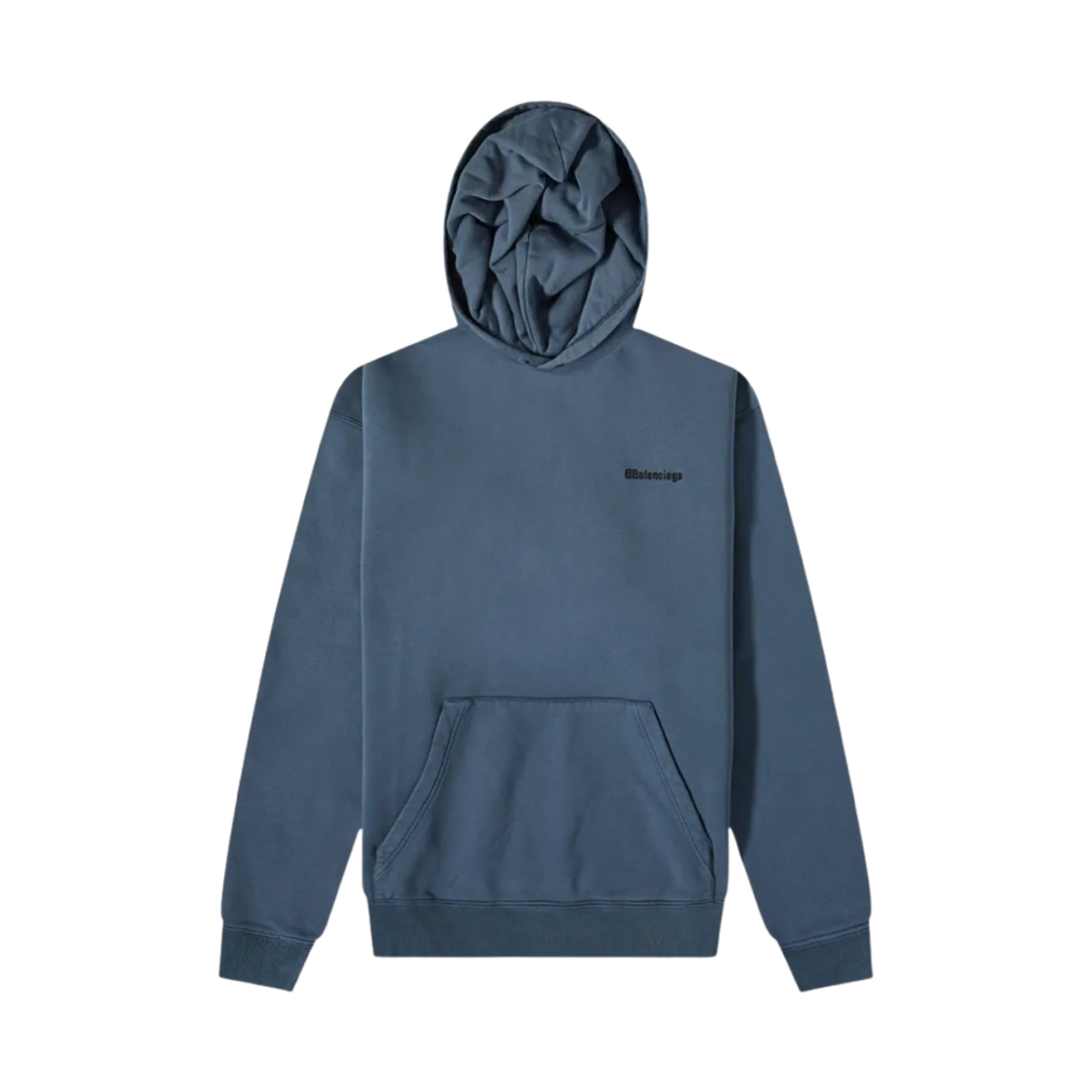 570811TNVG84183 Balenciaga BB Corp Hoodie Blue
