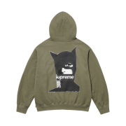 Supreme Catwoman Hooded Sweatshirt Light Olive - 23FW