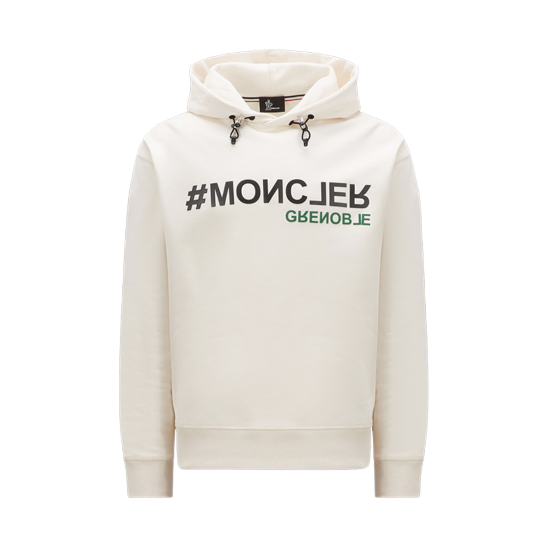 몽클레르 로고 후드 화이트 - 23FW