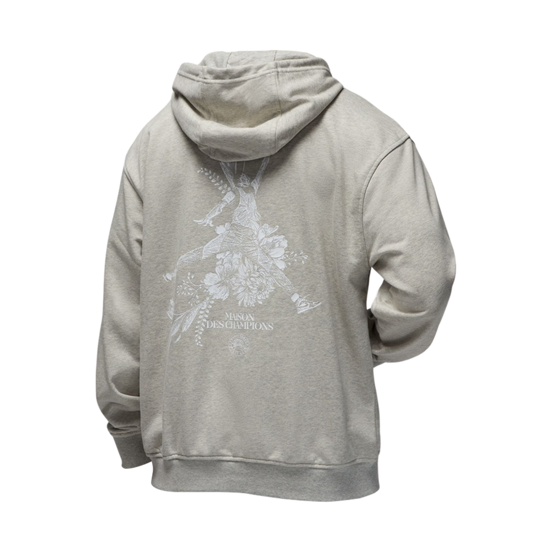 FV8610-050 Jordan Sport Dri-Fit Fleece Pullover Hoodie Grey Heather
