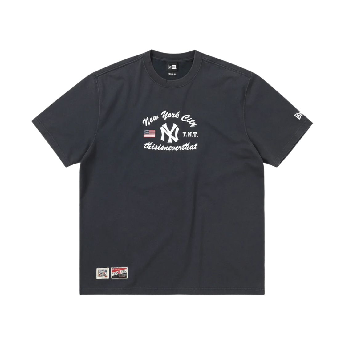 디스이즈네버댓 x 뉴에라 x MLB 뉴욕 양키스 티셔츠 네이비(Thisisneverthat x New Era x MLB New York Yankees T-Shirt Navy)