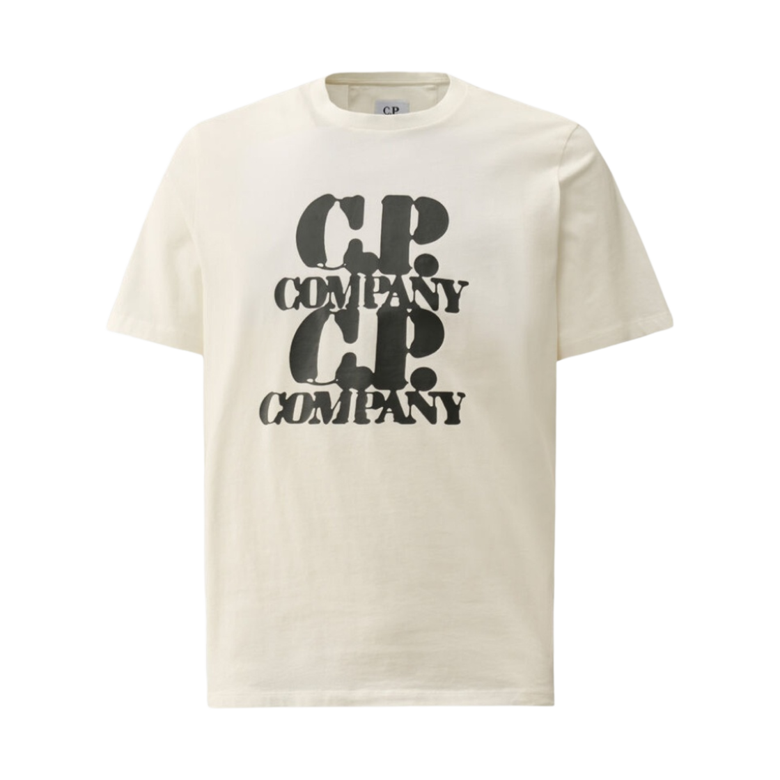 16CMTS137A005100W103 C.P. Company 30/1 Jersey Graphic T-Shirt Gauze White - 24SS
