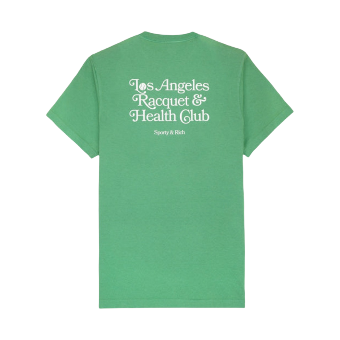 스포티 앤 리치 LA 라켓 클럽 티셔츠 베르데 화이트(Sporty & Rich LA Racquet Club T-Shirt Verde White) - 2