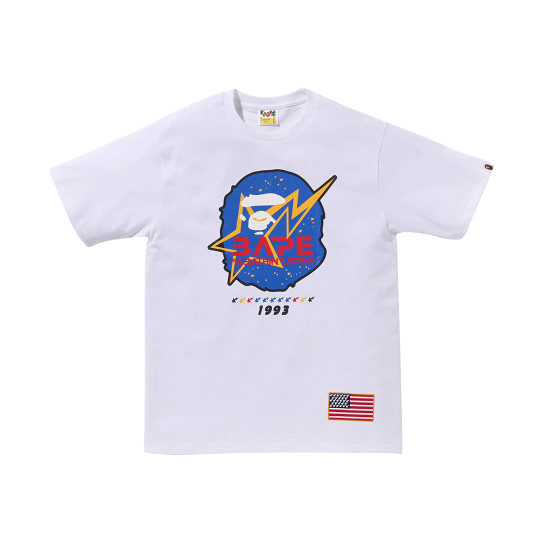 베이프 스페이스 에이프 헤드 티셔츠 화이트(BAPE Space Ape Head T-Shirt White) - 1