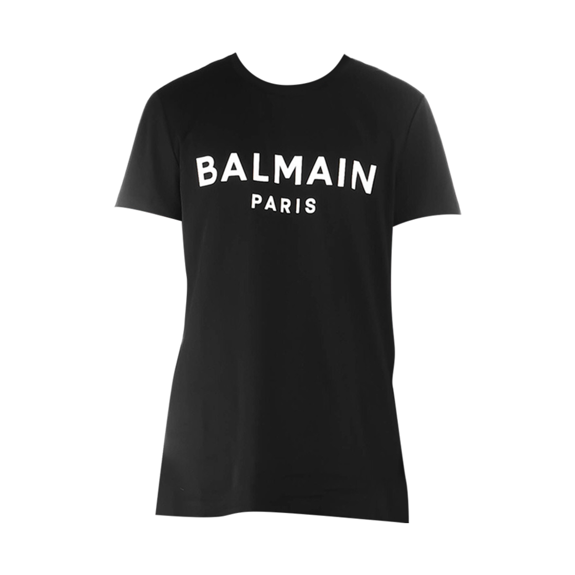 발망 로고 프린트 티셔츠 블랙(Balmain Logo Print T-shirt Black)