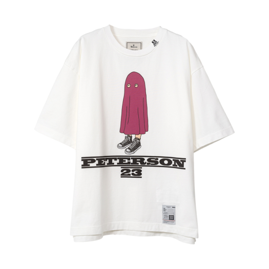 A12TS681-WHITE Maison Mihara Yasuhiro Peterson23 Printed Half Sleeve T-Shirt White